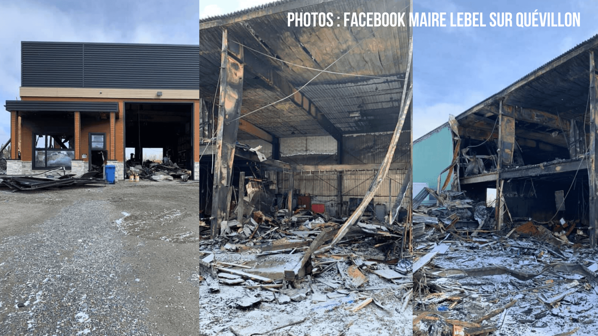 MédiAT Le garage municipal de LebelsurQuévillon détruit par un…