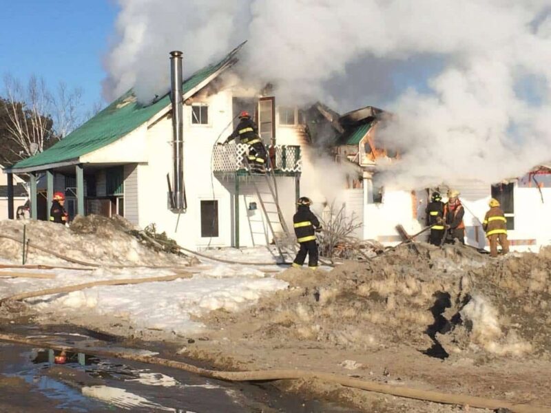 Incendie dans une résidence de Latulipe