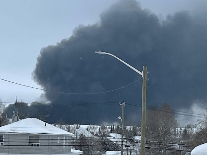 Incendie dans la fosse de la mine Canadian Malartic