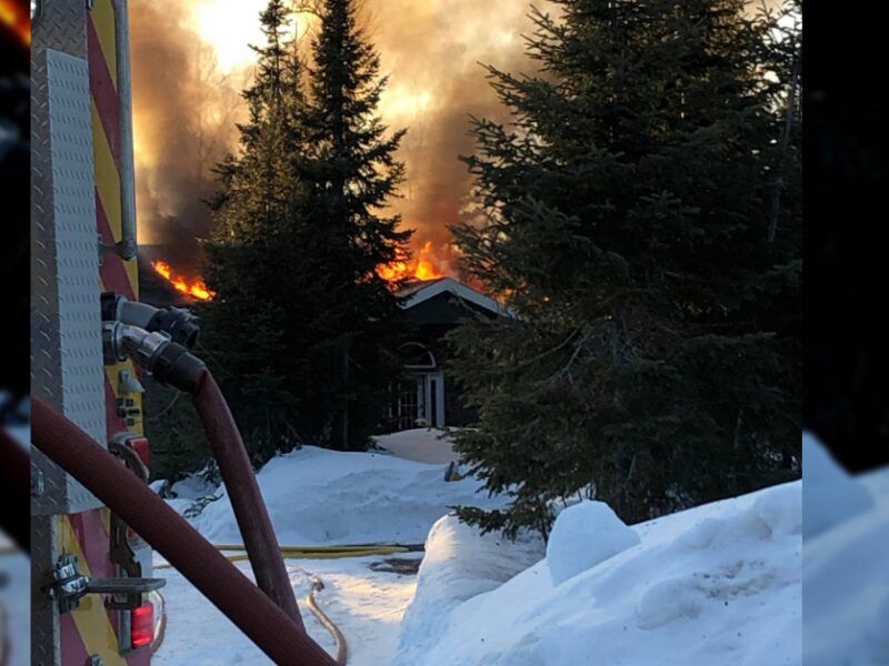 Incendie à St-Marc-de-Figuery