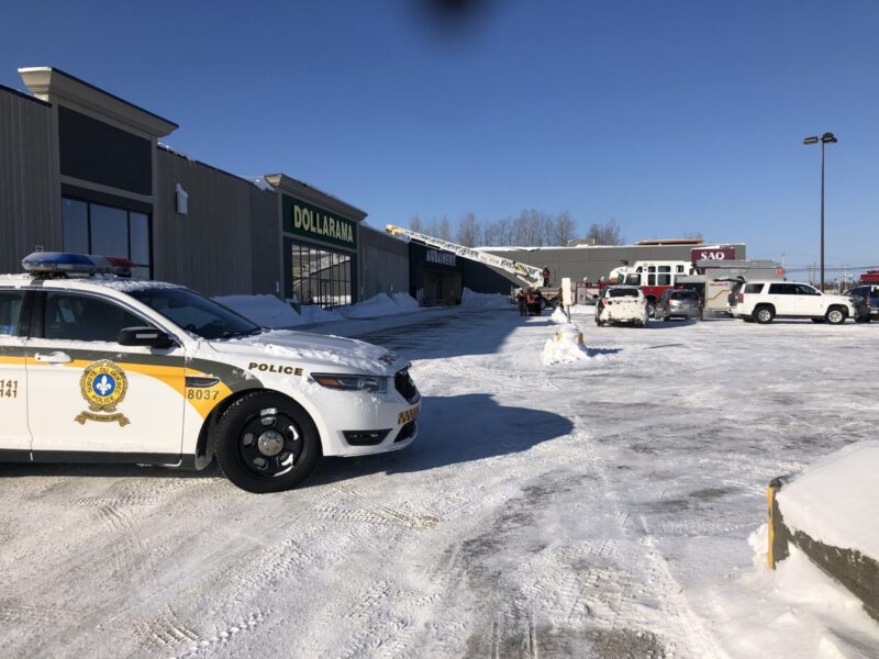 Dollarama et l’Aubainerie évacués à Val-d’Or