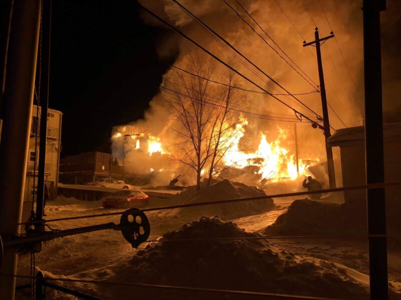 Incendie sur la 3e avenue à Val-d’Or