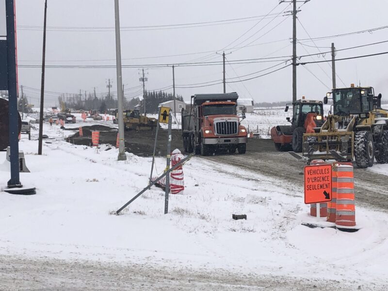 Route 111, pas d’ouverture aujourd’hui