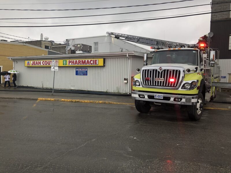 Intervention des pompiers au Jean Coutu d’Amos