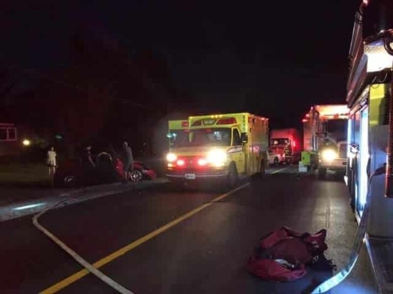 Collision sur le chemin de l’Hydro à Amos