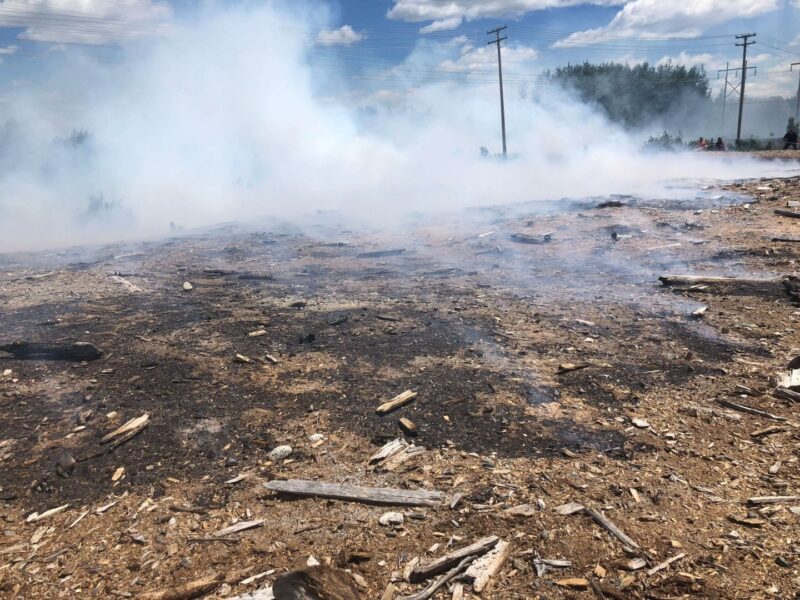 Incendie à Amos