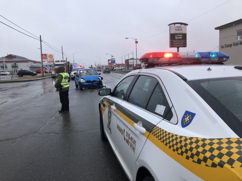 Encore une collision sur la 6e rue Ouest à Amos