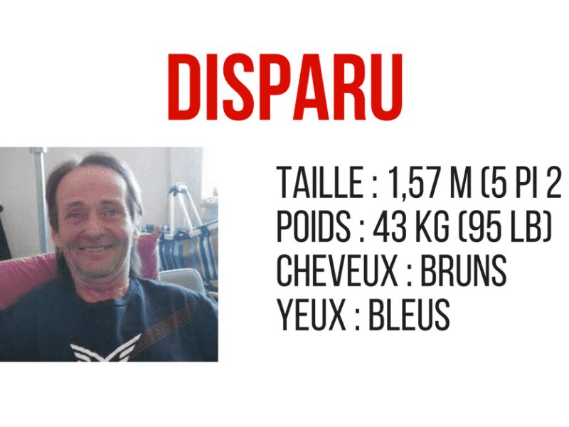 Disparition de Mario Houle, la SQ à la recherche d’un témoin