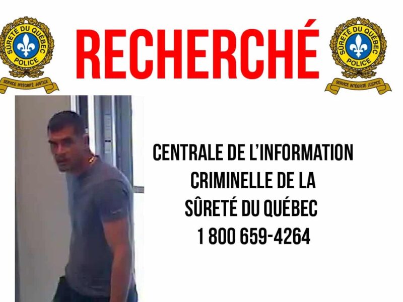 Recherché pour plusieurs vols au Québec