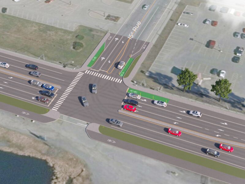 Rouyn-Noranda: Six semaines de chantier pour une intersection importante