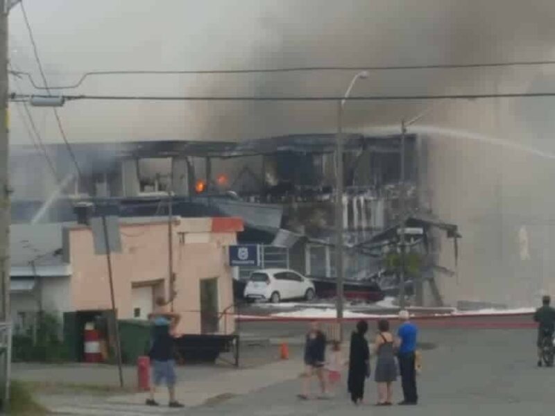 Incendie majeur à Rouyn-Noranda