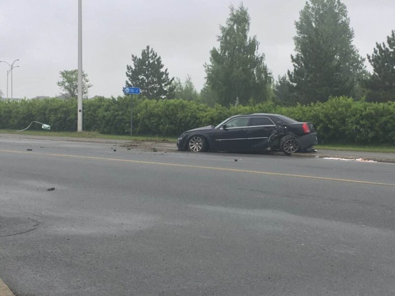 Accident spectaculaire à Malartic