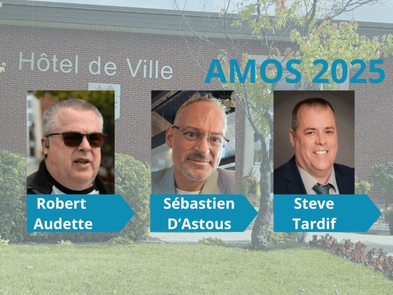 Une course à trois se dessine pour la mairie d'Amos