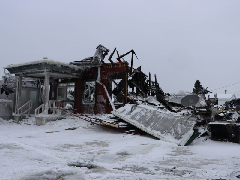 La Brute du coin détruite par les flammes à La Sarre