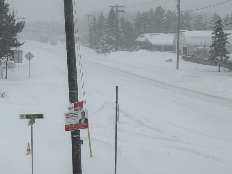 Conditions routières difficiles en Abitibi-Témiscamingue