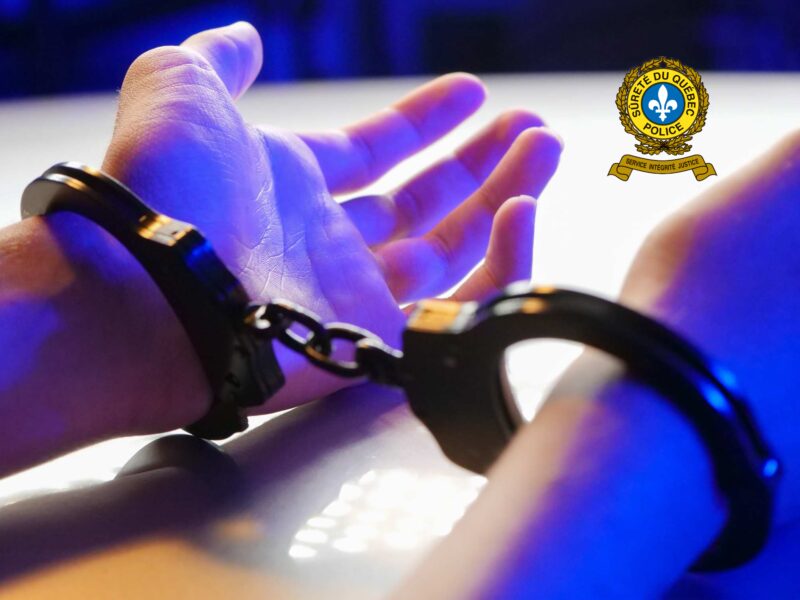 Arrestation à Notre-Dame-du-Nord