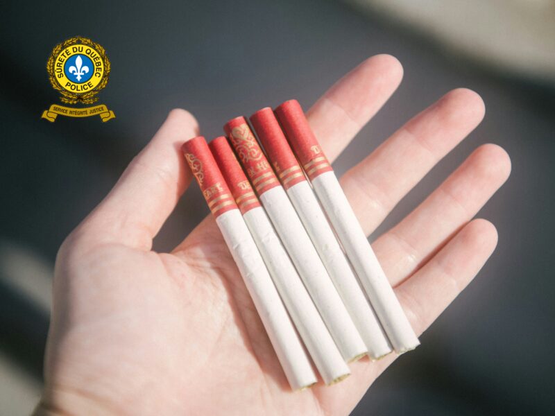 Contrebande de tabac à La Sarre : importante saisie chez deux septuagénaires