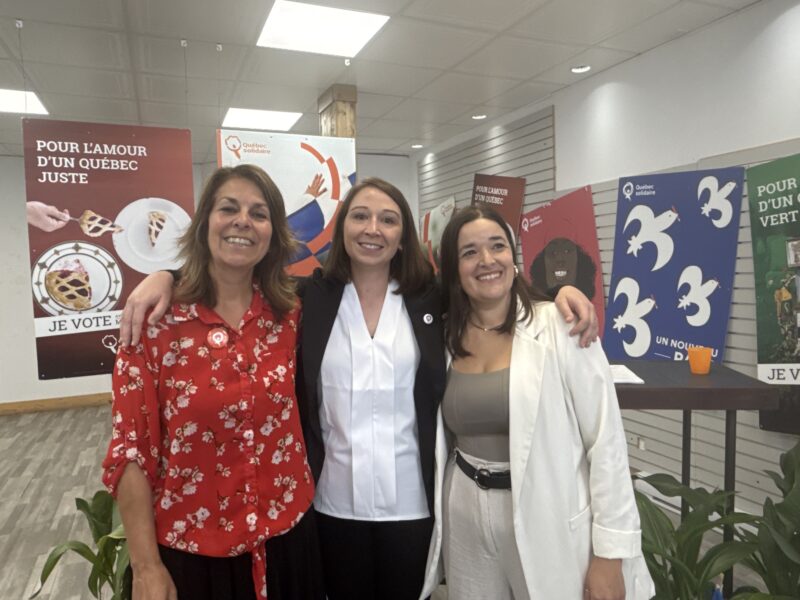 Québec solidaire souhaite mettre fin au recul de la condition féminine en région