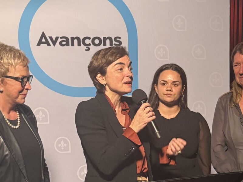 Christine Fréchette vient renouer avec l’Abitibi-Témiscamingue en fin de campagne