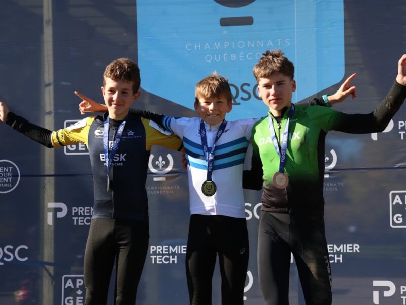 Championnats québécois de cyclocross : notre région brille au cœur de l'automne lavallois