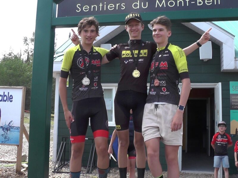 3e étape de la coupe du Nord 2022 de la course de vélo de montagne à Senneterre