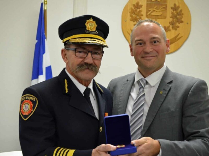 40 ans de service pour le directeur du Service des incendies d’Amos