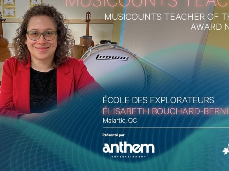 Une enseignante de musique se démarque à l'échelle nationale