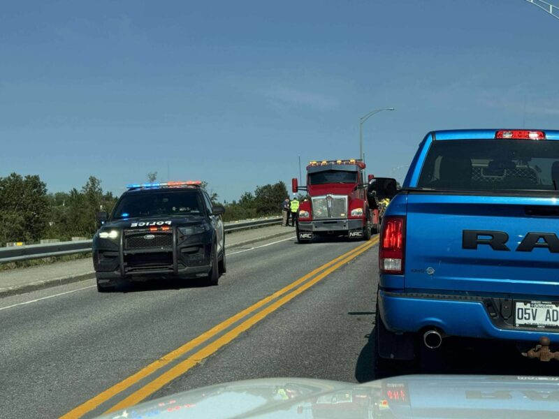 Accident sur la route 111 : La circulation est perturbée à Amos