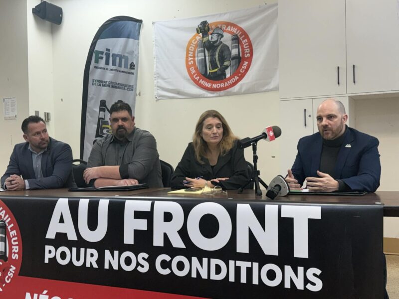 Fonderie Horne : La CSN presse Québec de s'entendre avec Glencore