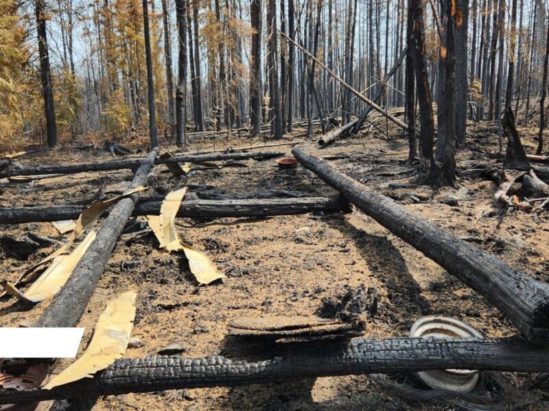 Projets de retraite des chasseurs en cendres : Feu de forêt Normétal