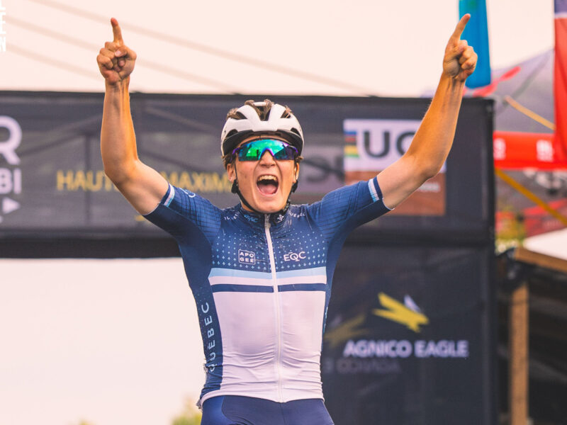 Le Québécois, Simon Gaudreault remporte la première étape du Tour de l'Abitibi Glencore
