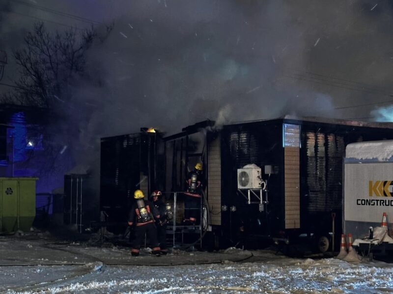 Incendie suspect sur la 4e avenue à Val-d'Or