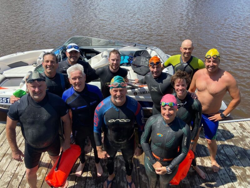 78 kilomètres à la nage : 18 athlètes de la région parcourent la rivière Harricana