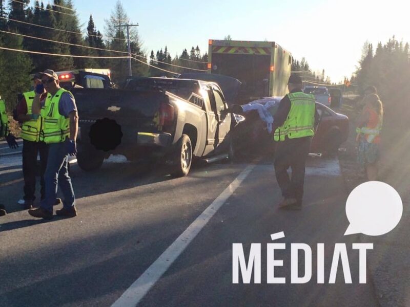 Accident à Launay