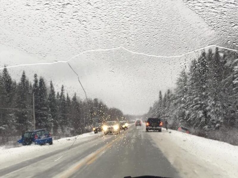 Accident sur la route 111