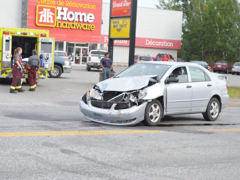 Collision à la sortie d’Amos sur la 111 Ouest