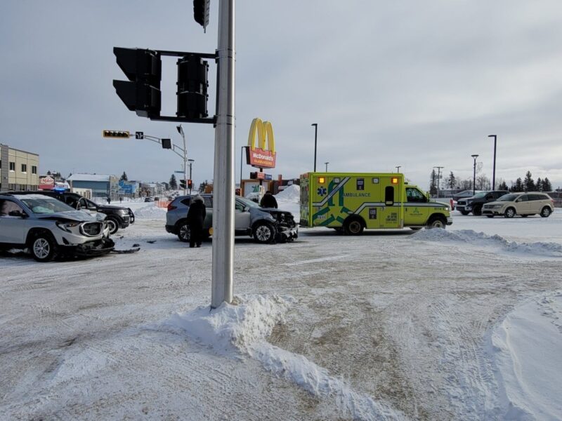 Collision au centre-ville d’Amos