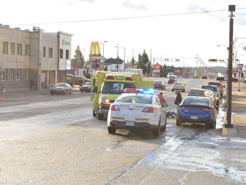 Collision avec un piéton à Amos