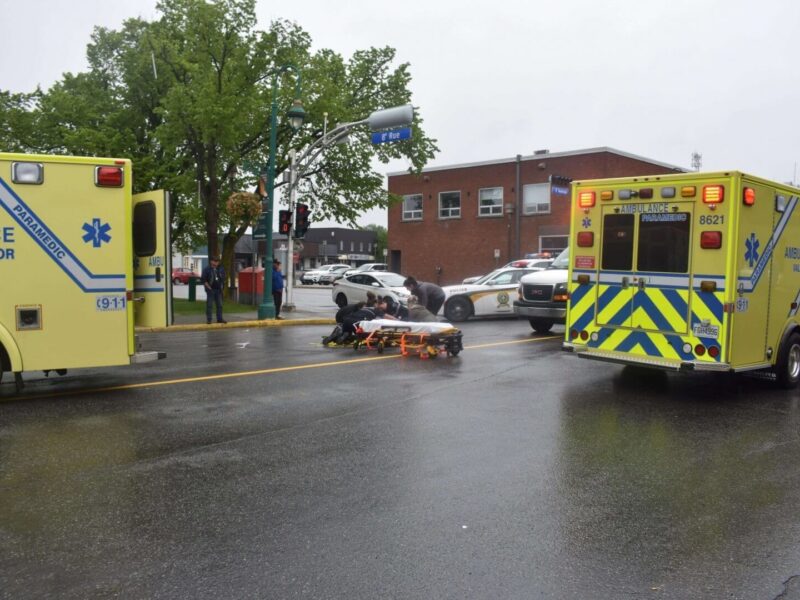 Collision entre un véhicule et un piéton à Val-d’Or