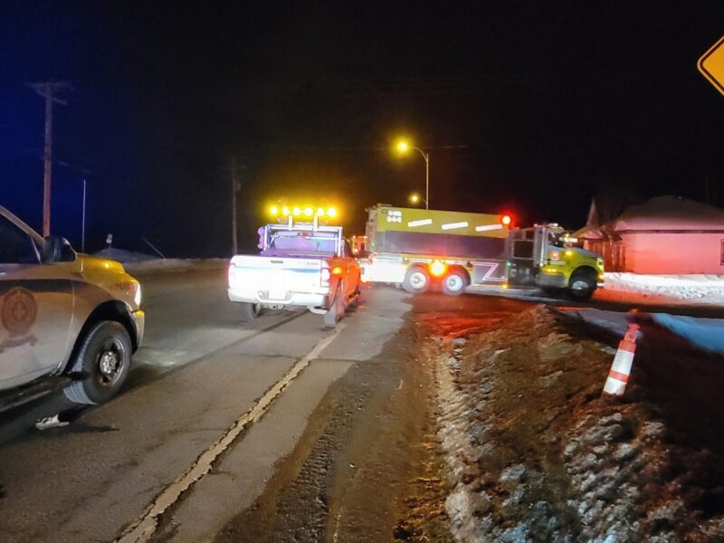 Collision sur la route 111 Est