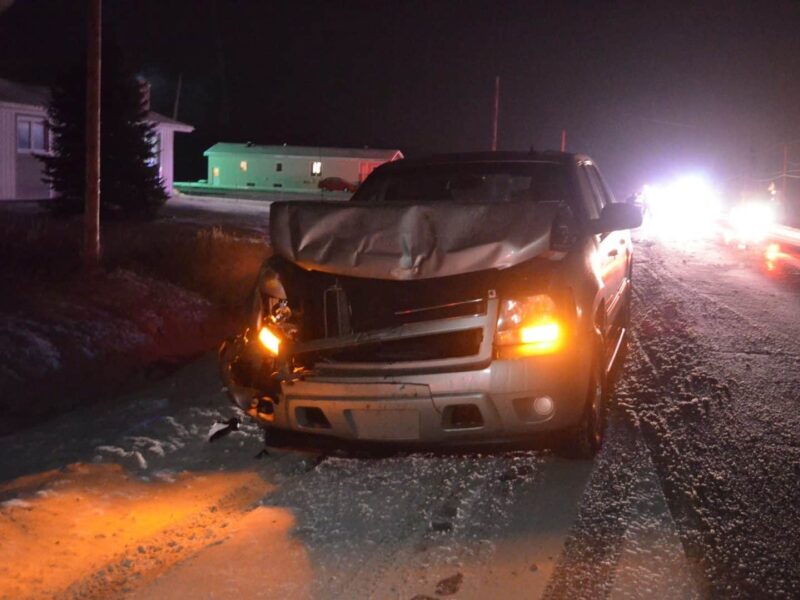 Collision sur la route 111 Ouest