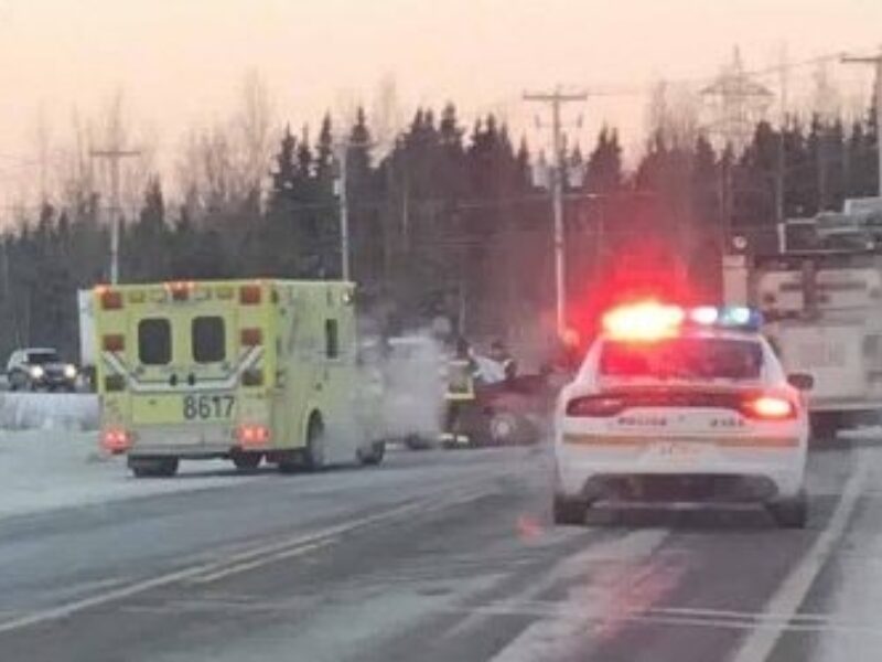 Collision sur la route 111 près Sullivan