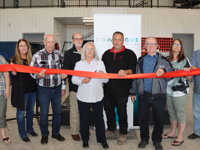 Saint-Dominique inaugure son garage sécuritaire et pratique