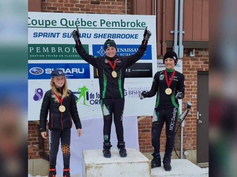 De belles performances pour les jeunes d’Amos à la Coupe Québec à Sherbrooke, Arnaud Leclerc à la tête du podium