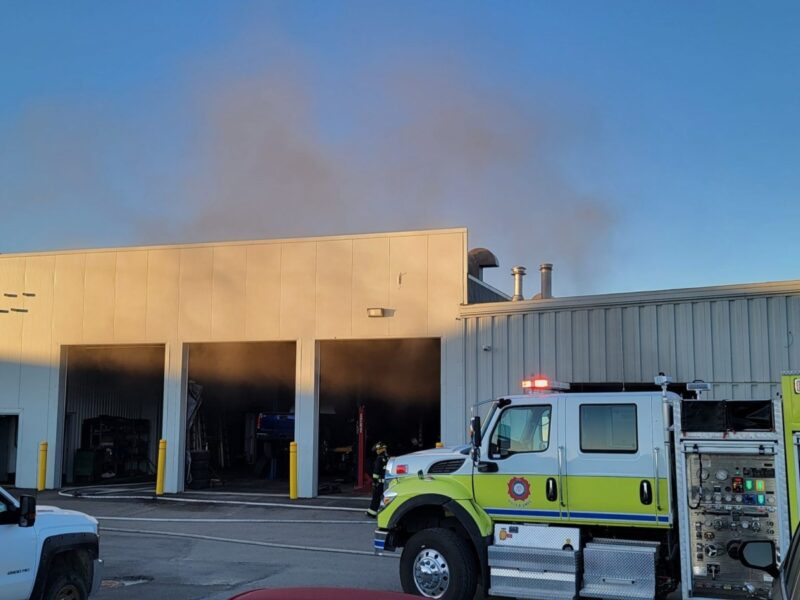 Début d’incendie chez Tardif GM