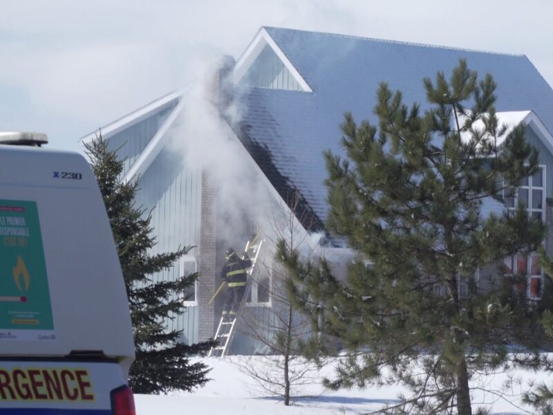 Incendie d’une résidence privée à Landrienne