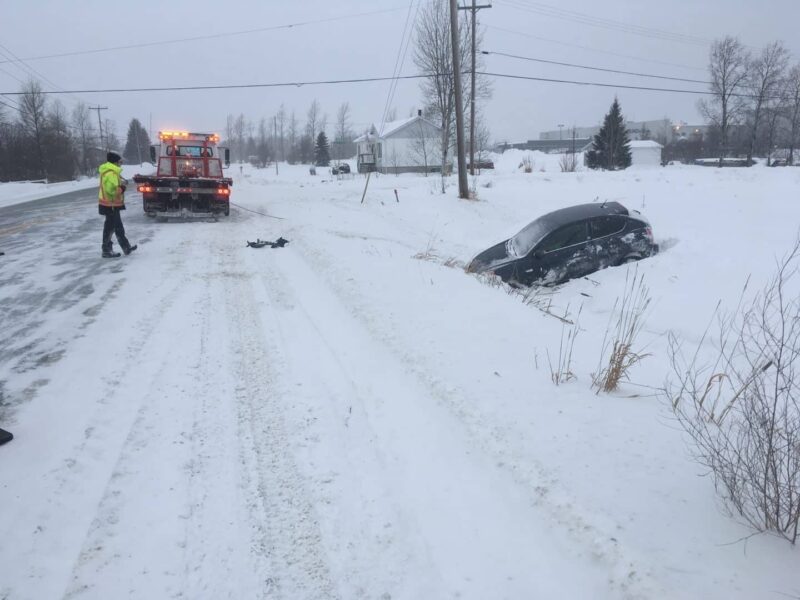 Des dizaines de sorties de route en Abitibi-Témiscamingue