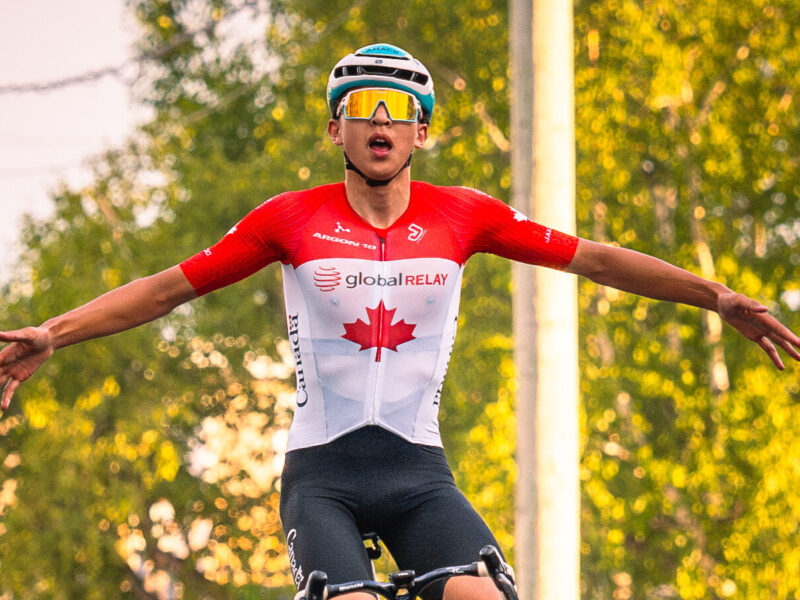Tour de l'Abitibi Glencore : Le canadien, Carter Deveer s'impose en solitaire entre Amos et Rouyn-Noranda