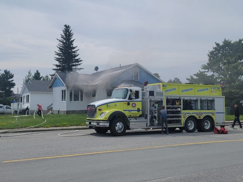 Incendie dans un édifice à logements à Amos