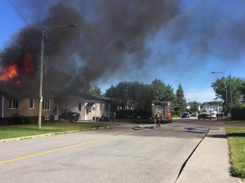 Incendie dans une résidence de Val-d’Or